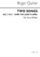 Roger Quilter: Two Song No.2 In C: Voice: Vocal Album