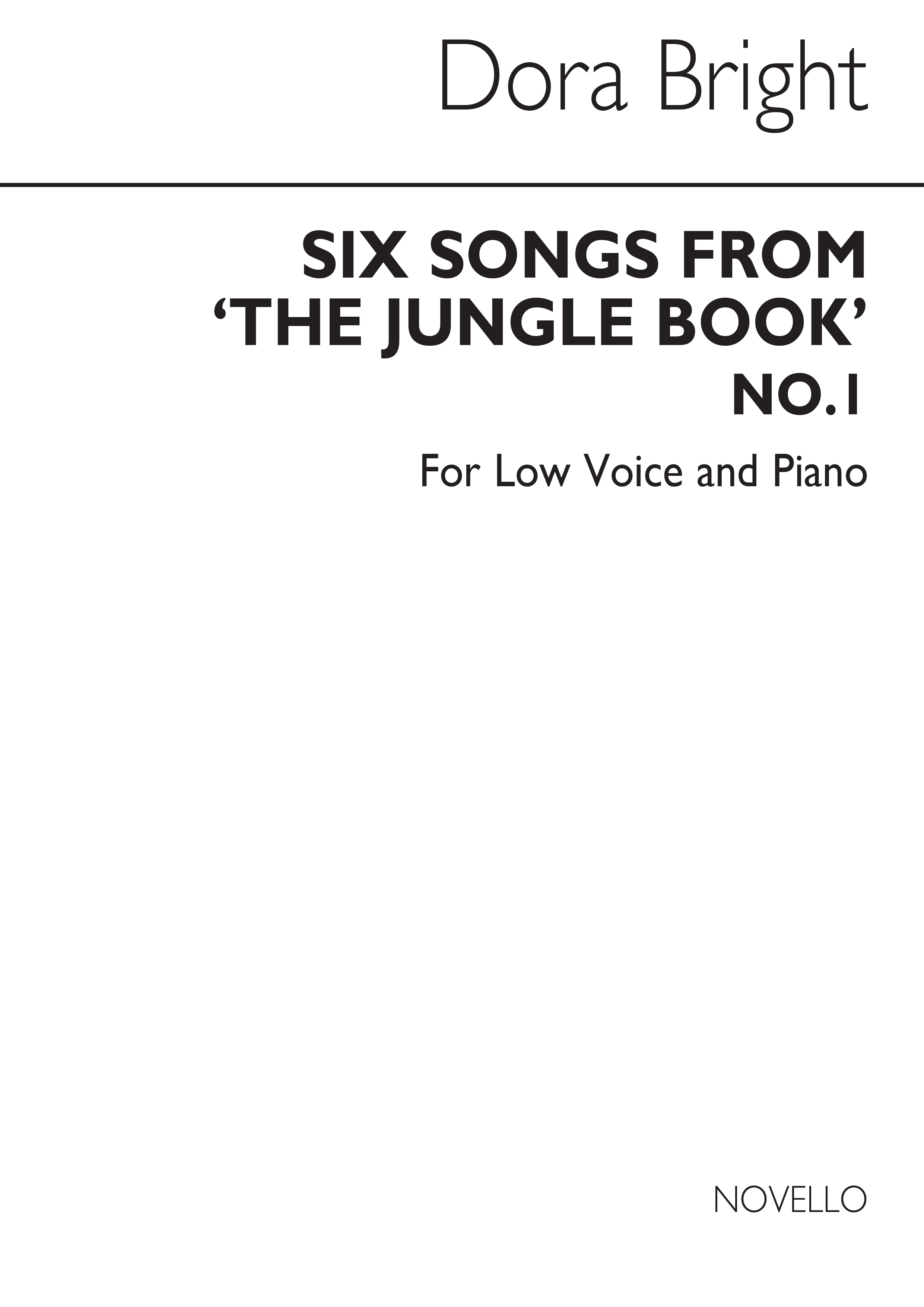 Jungle Book Six Songs: Voice: Single Sheet