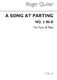 Roger Quilter: A Song At Parting In D: Voice: Vocal Work