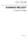 Cyril Scott: Evening Melody-high Voice/Piano: High Voice: Vocal Work