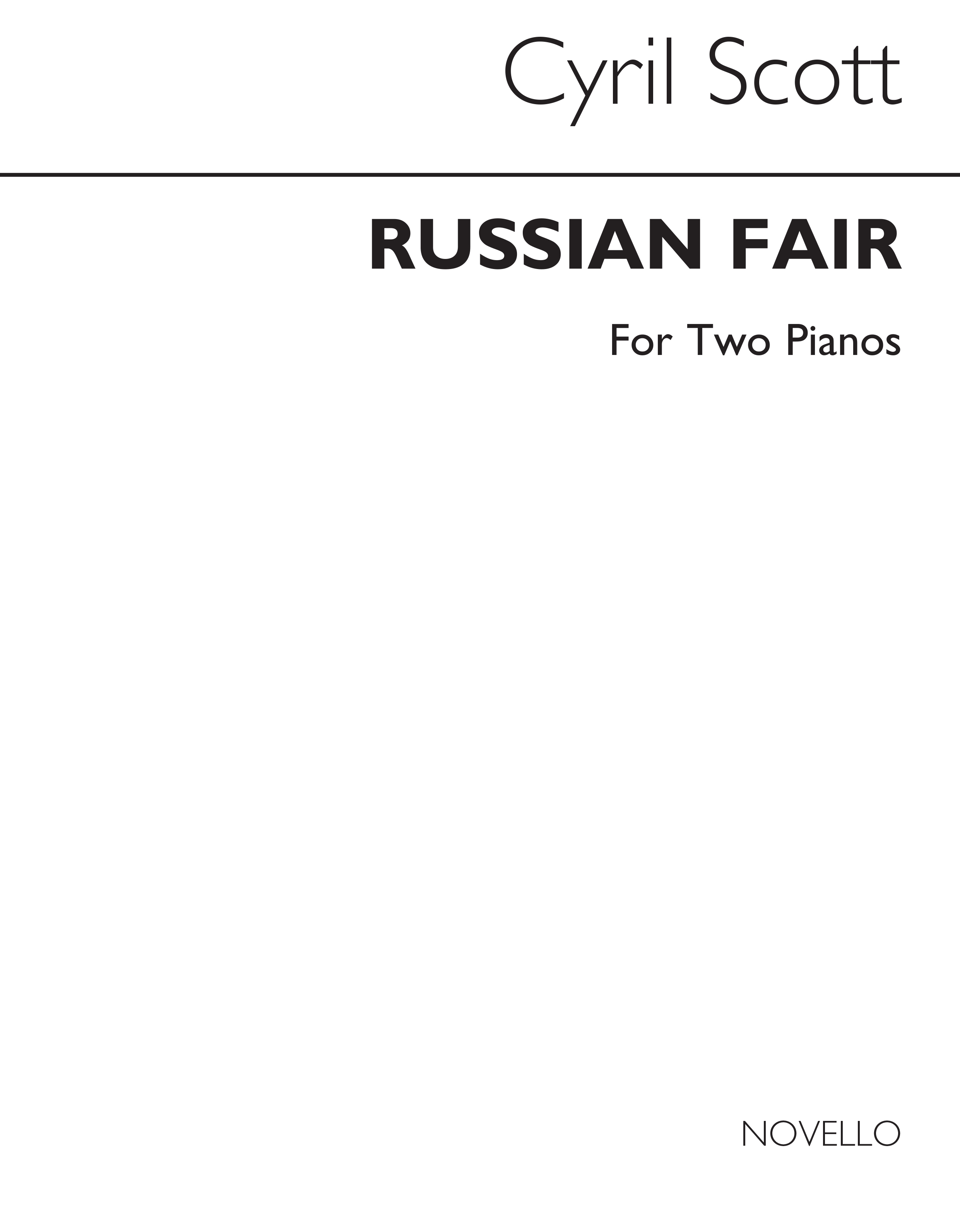 Cyril Scott: Russian Fair (Two Pianos): Piano Duet: Instrumental Work