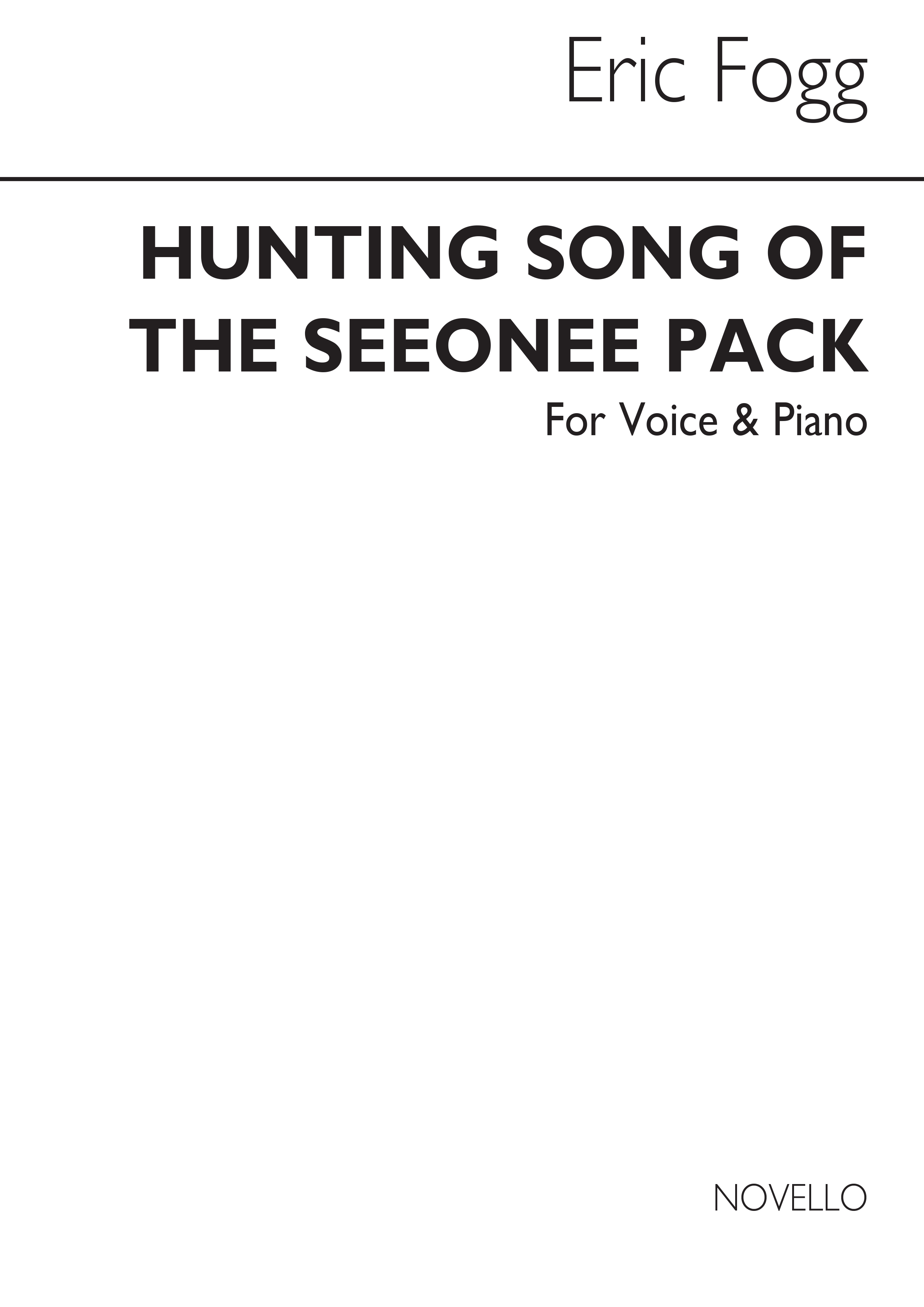 Eric Fogg: Hunting Song Of The Seeonee Pack (Low Voice): Low Voice: Vocal Work