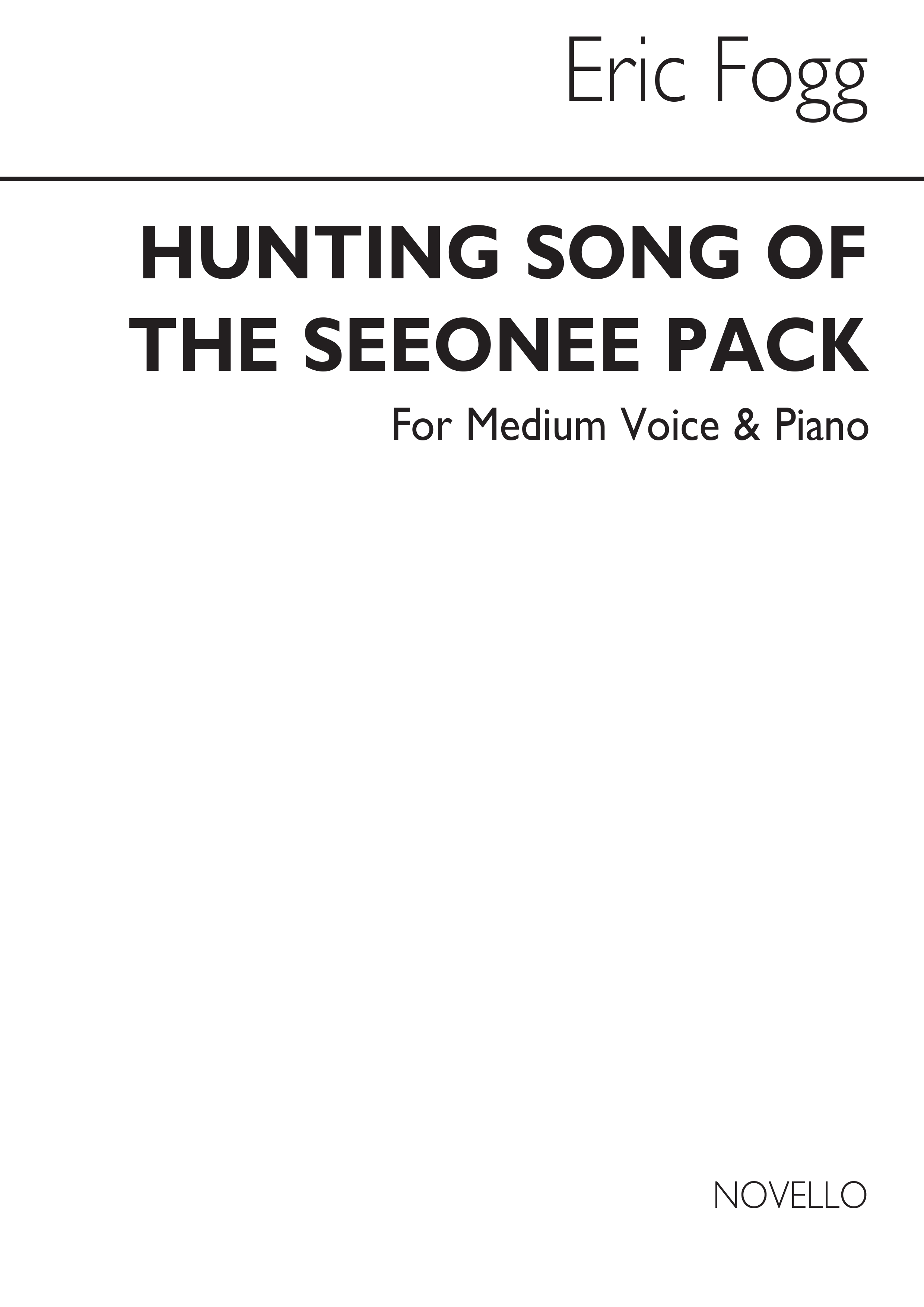 Eric Fogg: Hunting Song Of The Seeonee Pack (Medium Voice): Medium Voice: Vocal