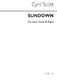 Cyril Scott: Sundown-low Voice/Piano (Key-d): Low Voice: Vocal Work