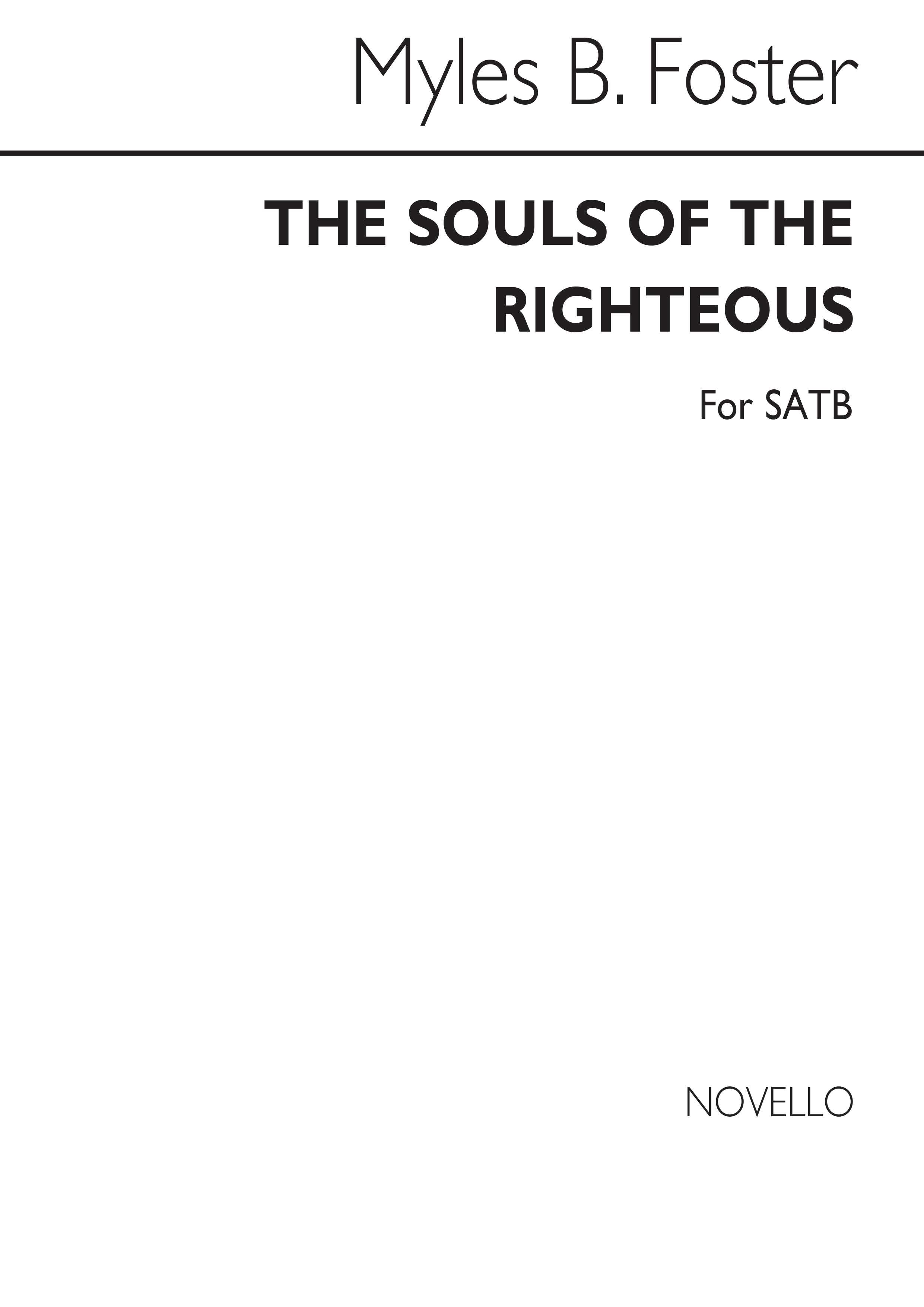 The Souls Of The Righteous: Mixed Choir