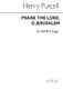 Henry Purcell: Praise The Lord  O Jerusalem: SATB: Vocal Score