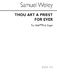 Samuel Wesley: Thou Art A Priest For Ever: SATB: Vocal Score