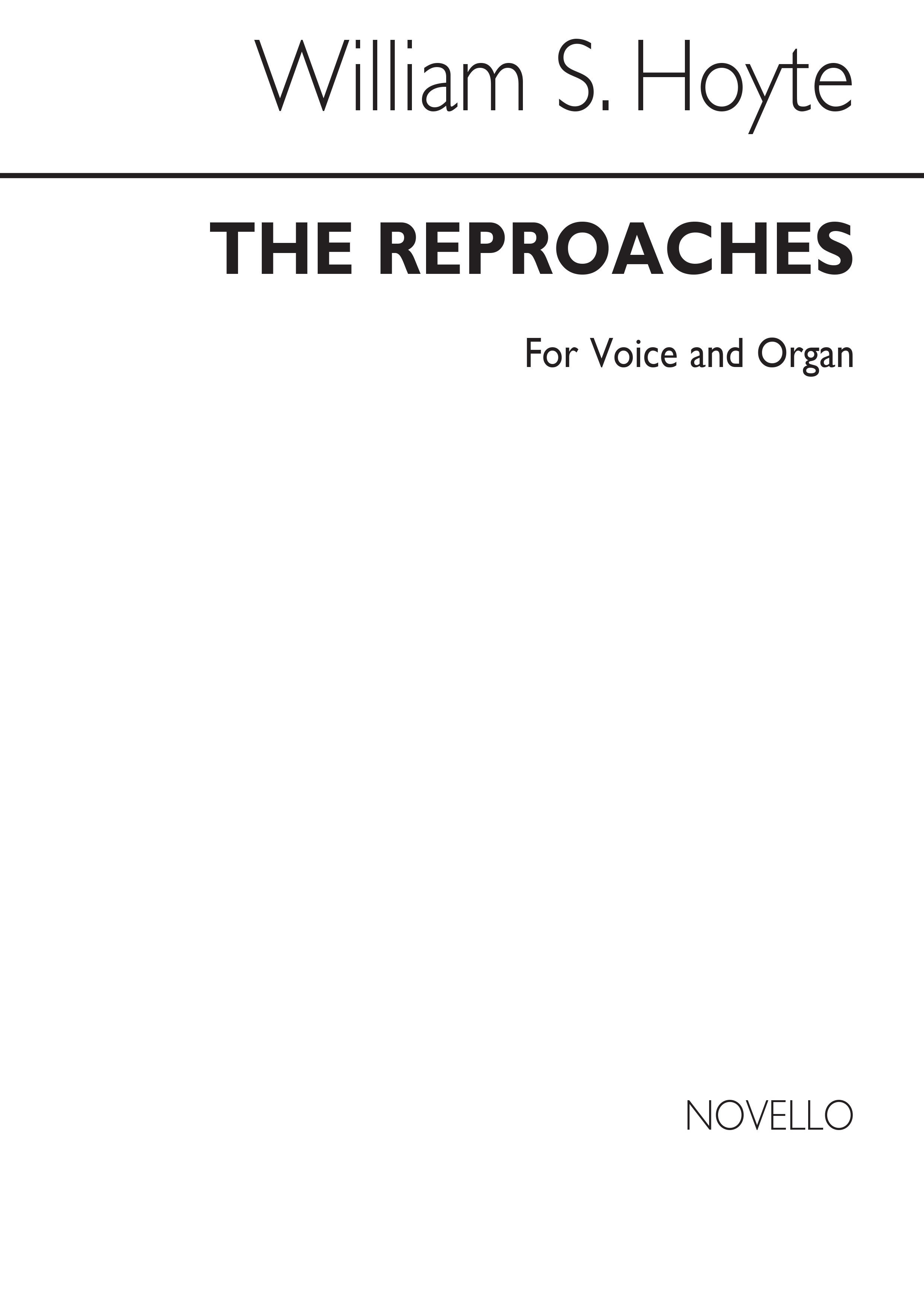 W.S. Hoyte: The Reproaches: Tenor & SATB: Vocal Score