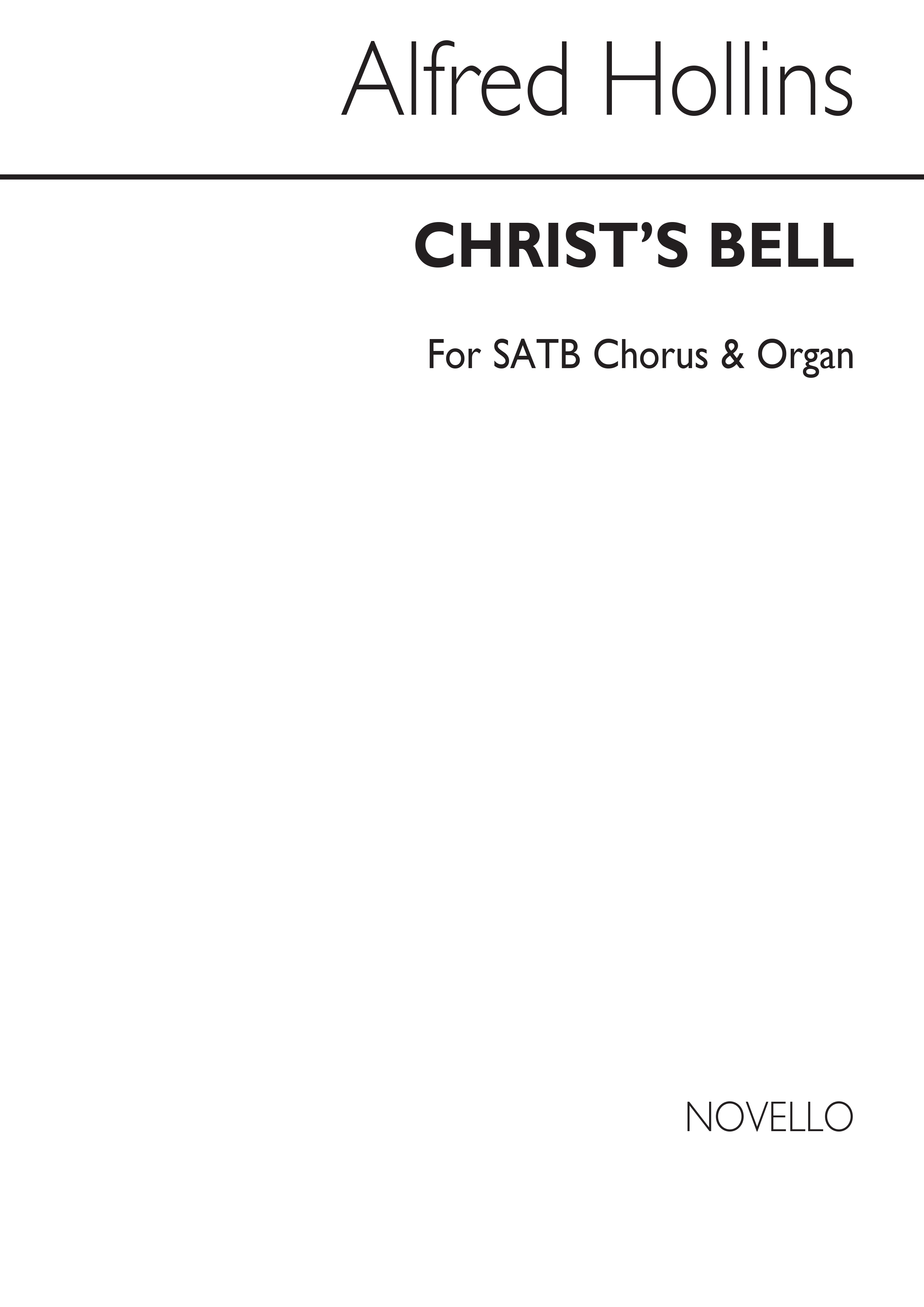 Alfred Hollins: Christ's Bell: SATB: Vocal Score