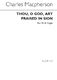 Macpherson: Thou  O God  Art Praised In Sion: Upper Voices: Vocal Score