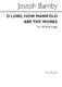 Joseph Barnby: O Lord How Manifold: SATB: Vocal Score