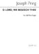 Joseph Pring: O Lord We Beseech Thee: SATB: Vocal Score
