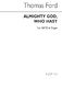 Ford: Almighty God  Who Hast Me Brought: SATB: Vocal Score