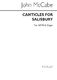 John McCabe: Canticles For Salisbury for SATB Chorus and: SATB: Vocal Score