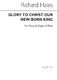 R Hales: Hales Glory To Christ Our New-born King: SATB: Vocal Score