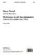 Henry Purcell: Welcome To All The Pleasures: SATB: Vocal Score