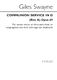 Giles Swayne: Communion Service In D (Choral Leaflet): Unison Voices: Vocal