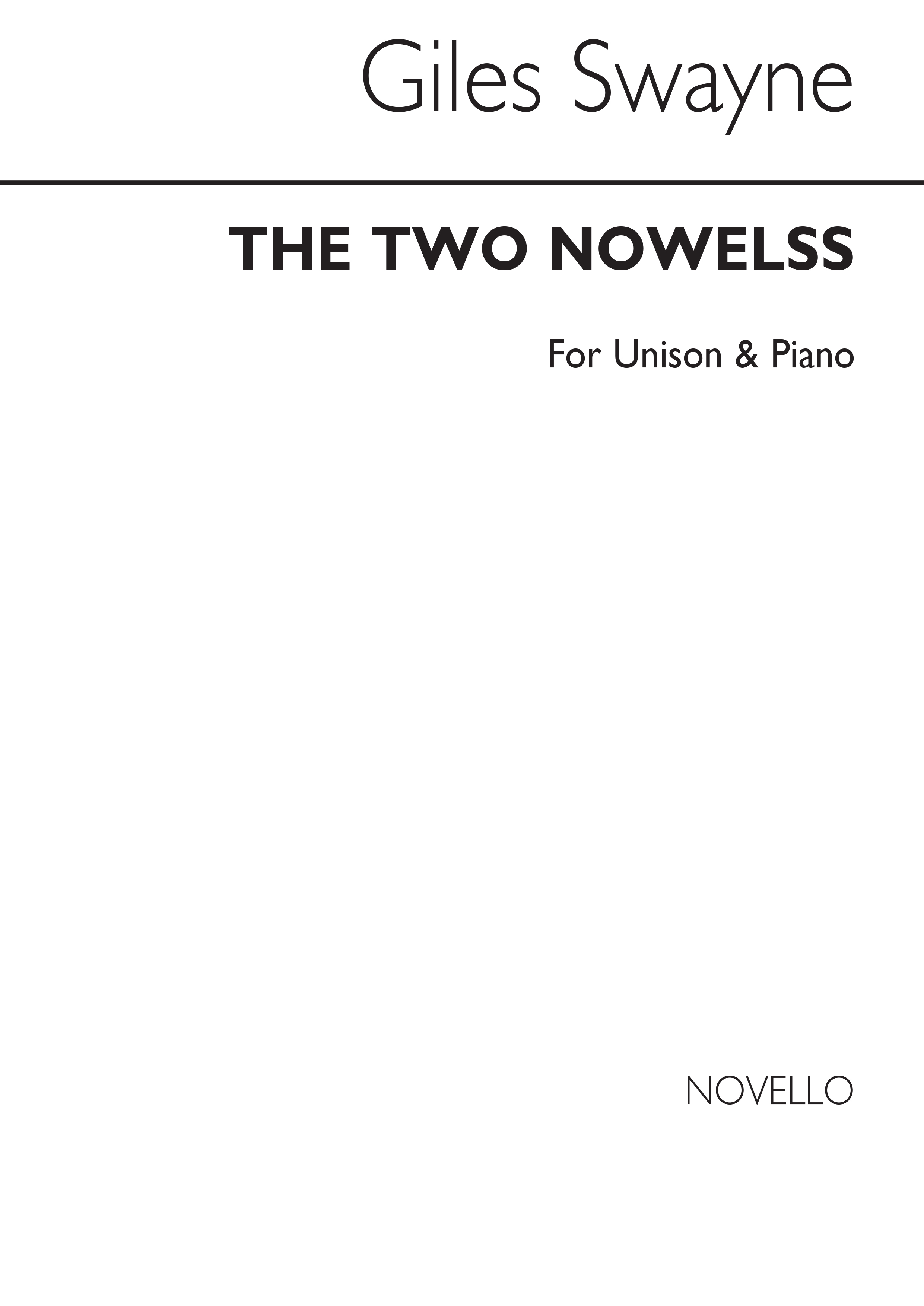 Giles Swayne: The Two Nowells: Voice: Vocal Score