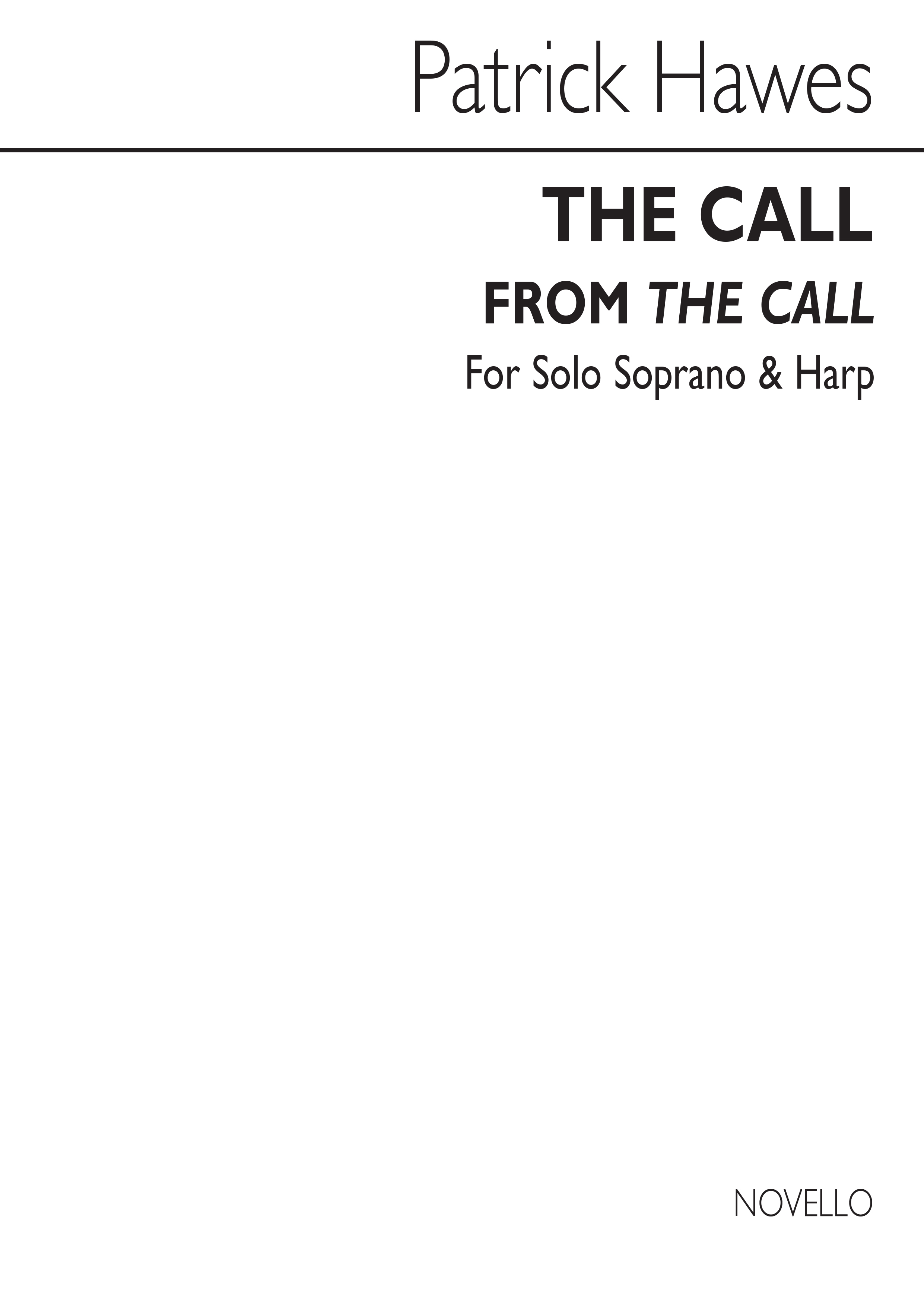 Patrick Hawes: The Call (from The Call) - Soprano/Harp: Soprano: Vocal Work