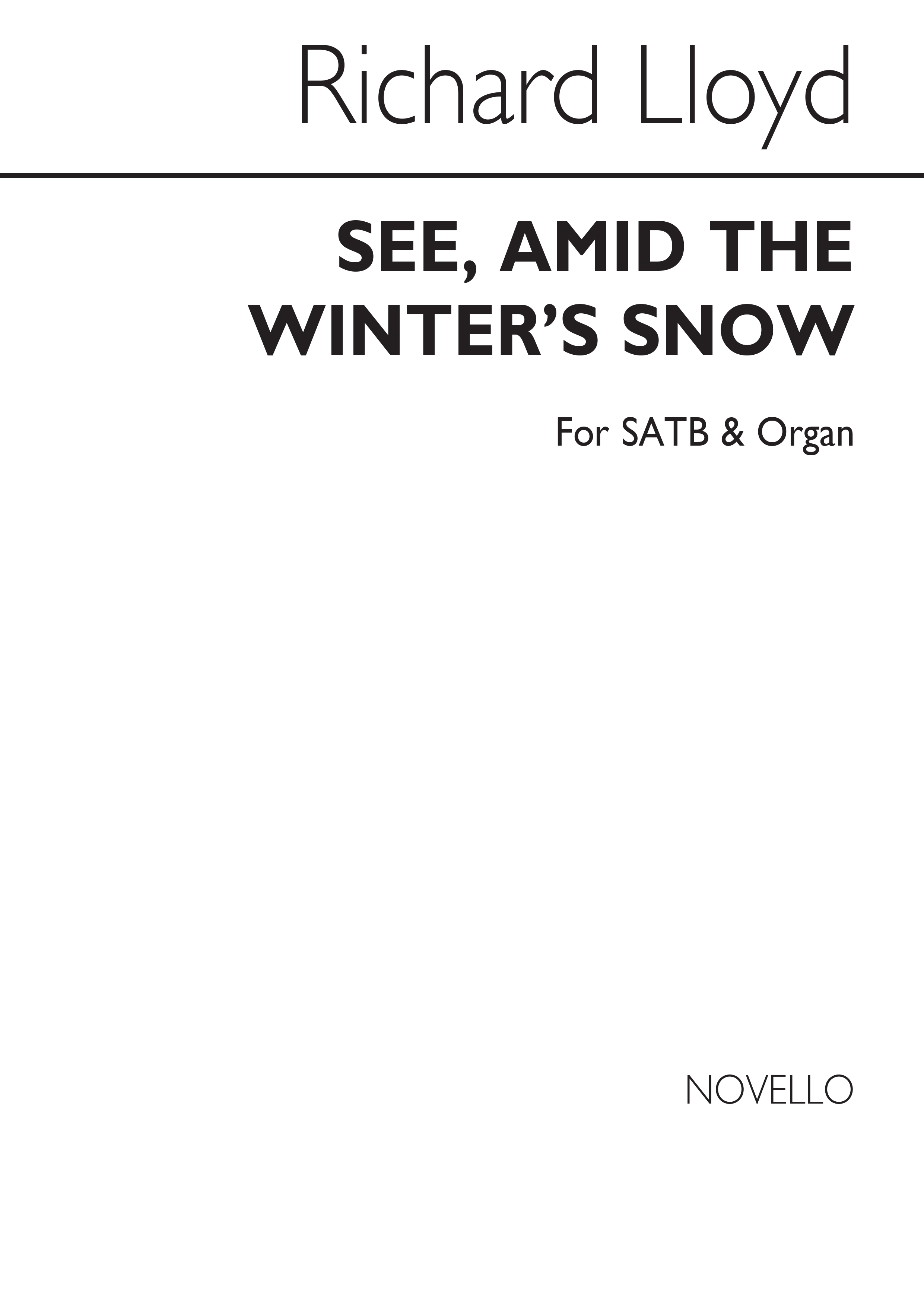 John Goss: See Amid The Winter's Snow: SATB: Vocal Score
