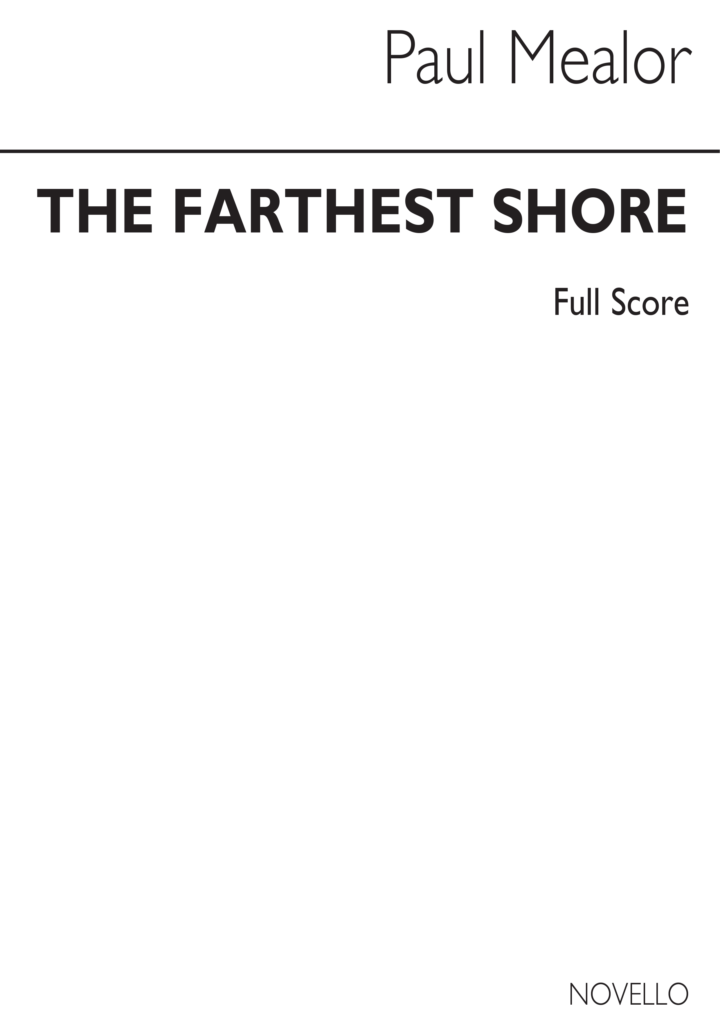 Paul Mealor: Farthest Shore: Ensemble: Score