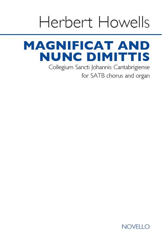 Howells Magnificat & Nunc Dimittis Collegium Sancti Johannis Satb/Org