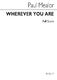 Paul Mealor: Wherever You Are: SATB: Score