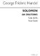 Georg Friedrich Hndel: Solomon (Tonic Sol-Fa): Vocal: Vocal Score