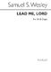 Samuel Wesley: Lead Me Lord: 2-Part Choir: Vocal Score