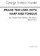 Georg Friedrich Hndel: Praise The Lord With Harp And Tongue: SATB: Single Sheet