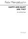 Felix Mendelssohn Bartholdy: Happy And Blest Are They (From St Paul): SATB: