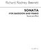 Richard Rodney Bennett: Sonata For Bassoon And Piano: Bassoon: Instrumental Work
