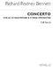 Richard Rodney Bennett: Saxophone Concerto (Full Score): Alto Saxophone: Score