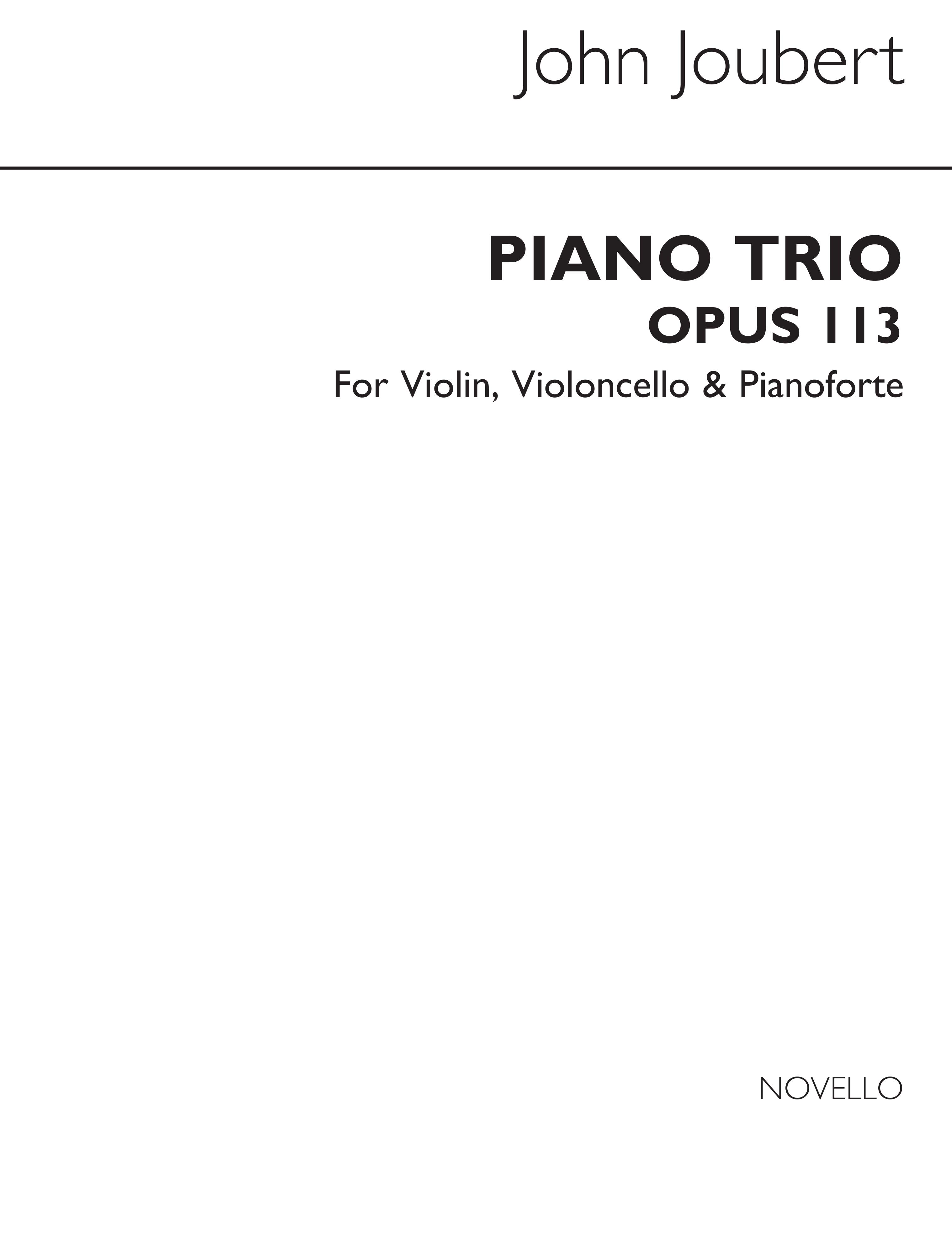 John Joubert: Piano Trio Op.113: Piano Trio: Score and Parts