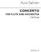 Aulis Sallinen: Concerto For Flute & Orchestra Op.70 (Full Score): Flute: Score