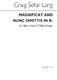 Magnificat And Nunc Dimittis In B Flat: Men's Voices: Vocal Score