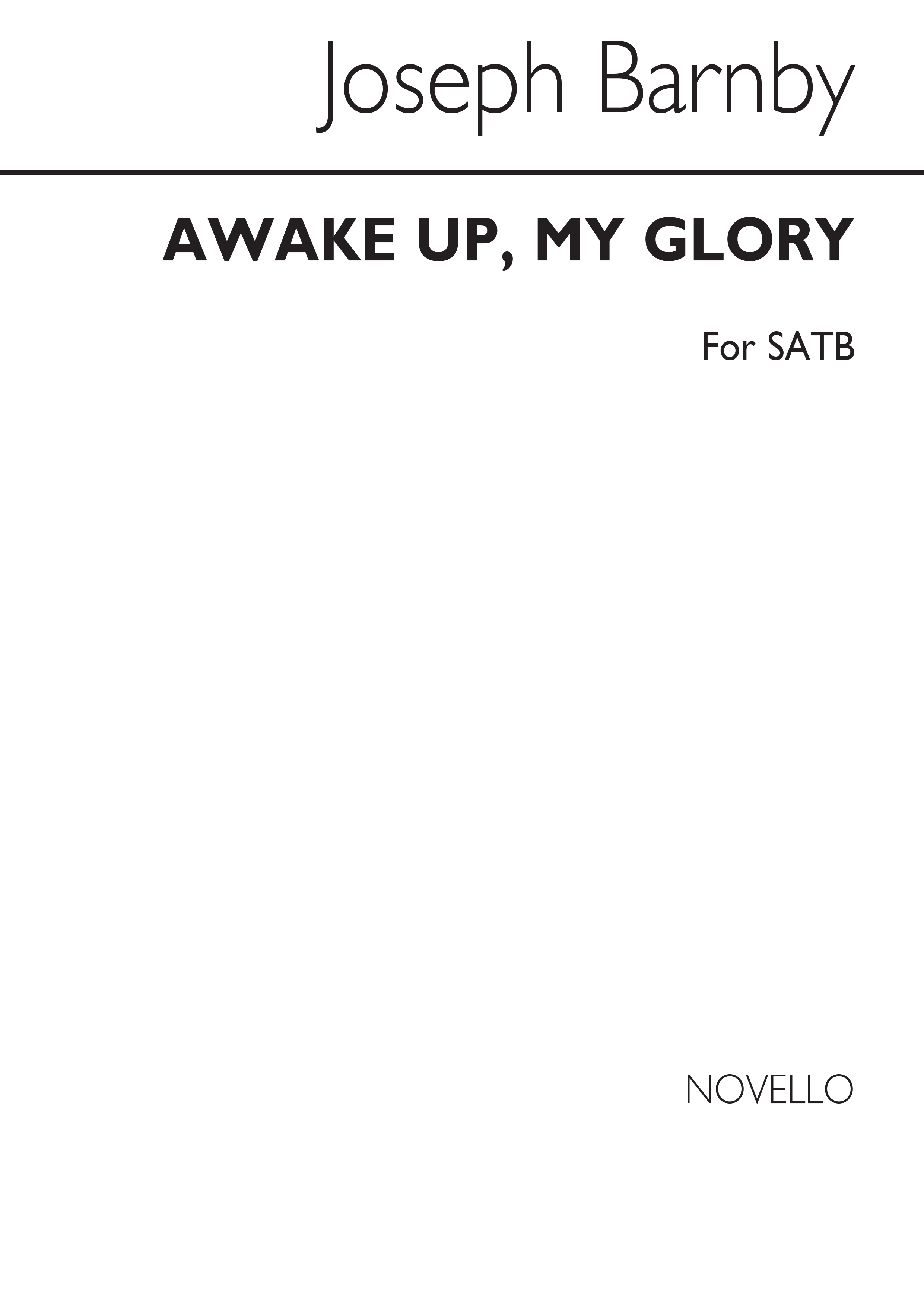 Joseph Barnby: Awake Up My Glory SATB: SATB: Vocal Score