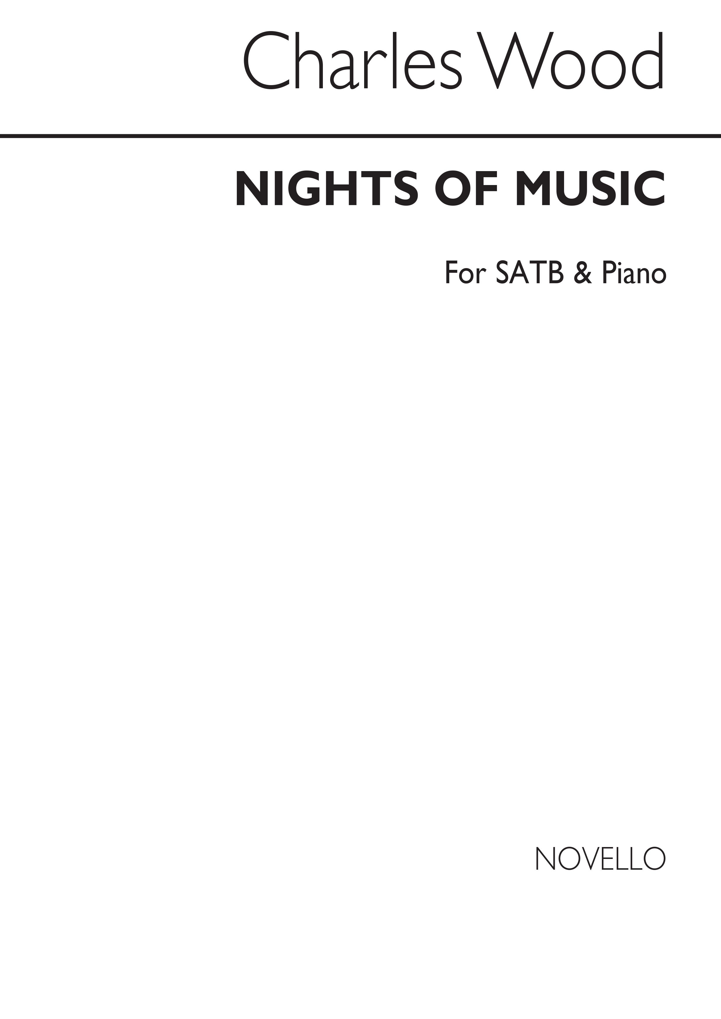 Charles Wood: Nights Of Music: SATB: Vocal Score