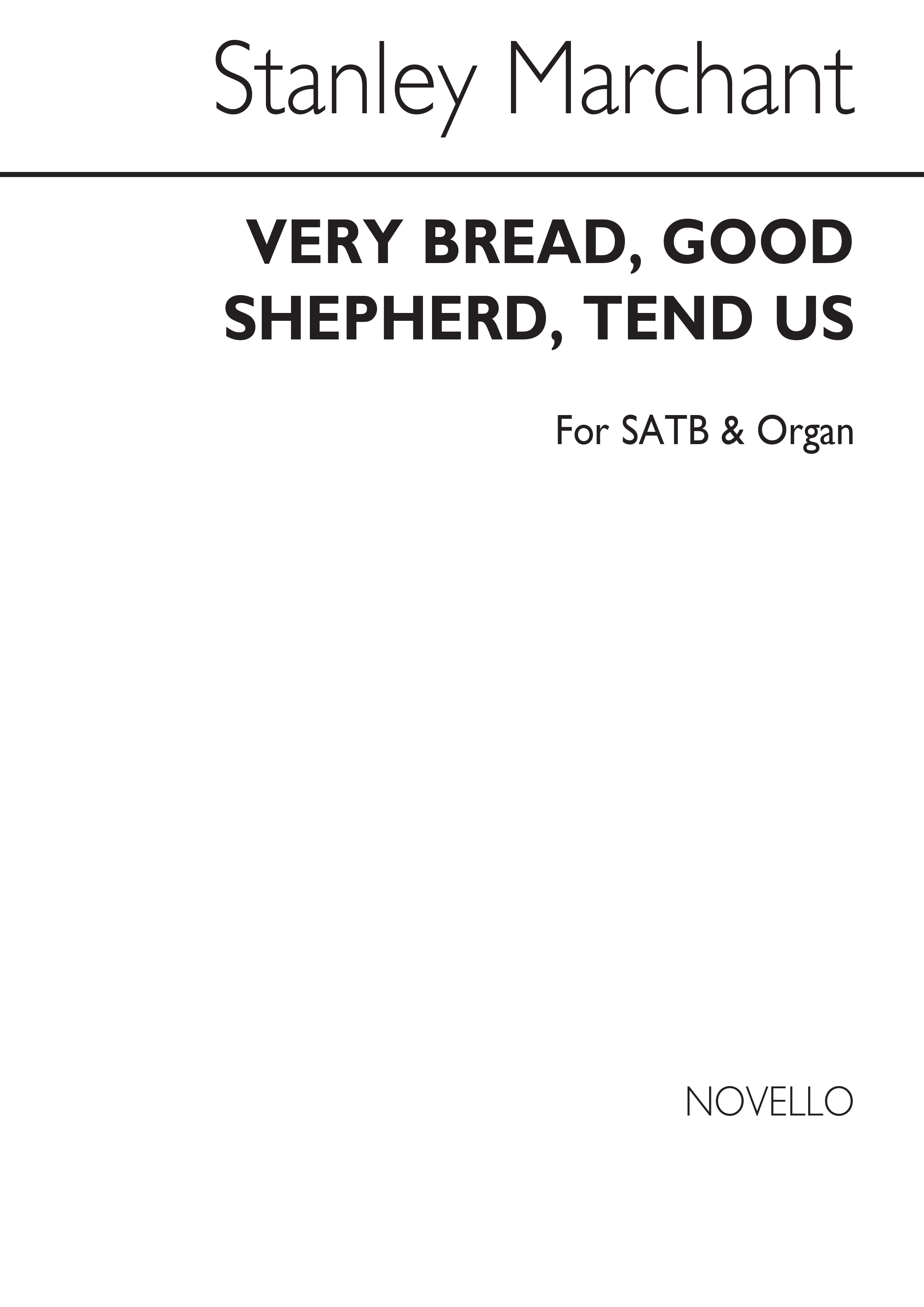 Maravilla: Very Bread Good Shepherd: SATB: Vocal Score
