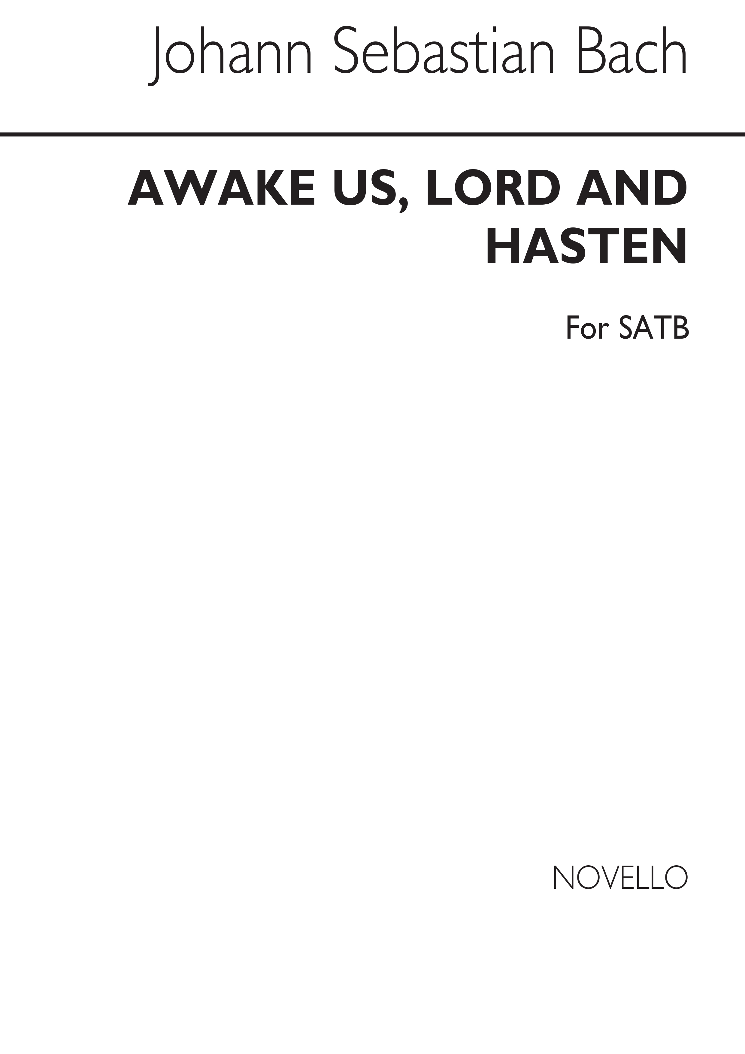 Johann Sebastian Bach: Bach Awake Us Lord Satb: SATB: Vocal Score