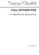 Thomas Dunhill: Full Fathom Five: TTBB: Vocal Score