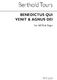 Berthold Tours: Benedictus Qui Venit & Agnus Dei In C: SATB: Vocal Score