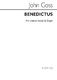 John Goss: Benedictictus In A Unison: Unison Voices: Vocal Score