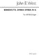 John E. West: Benedicite Omnia Opera In G: SATB: Vocal Score