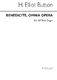 H. Elliot Button: Benedicite Omnia Opera: SATB: Vocal Score