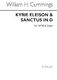 William H. Cummings: Kyrie Eleison And Sanctus In D: SATB: Vocal Score