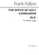 Frank Adlam: The Office Of The Holy Communion In E Flat: SATB: Vocal Score