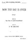 F.W. Blunt: Now The Day Is Over (Hymn): SATB: Vocal Score