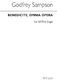 Godfrey Sampson: Benedicite Omnia Opera: SATB: Vocal Score