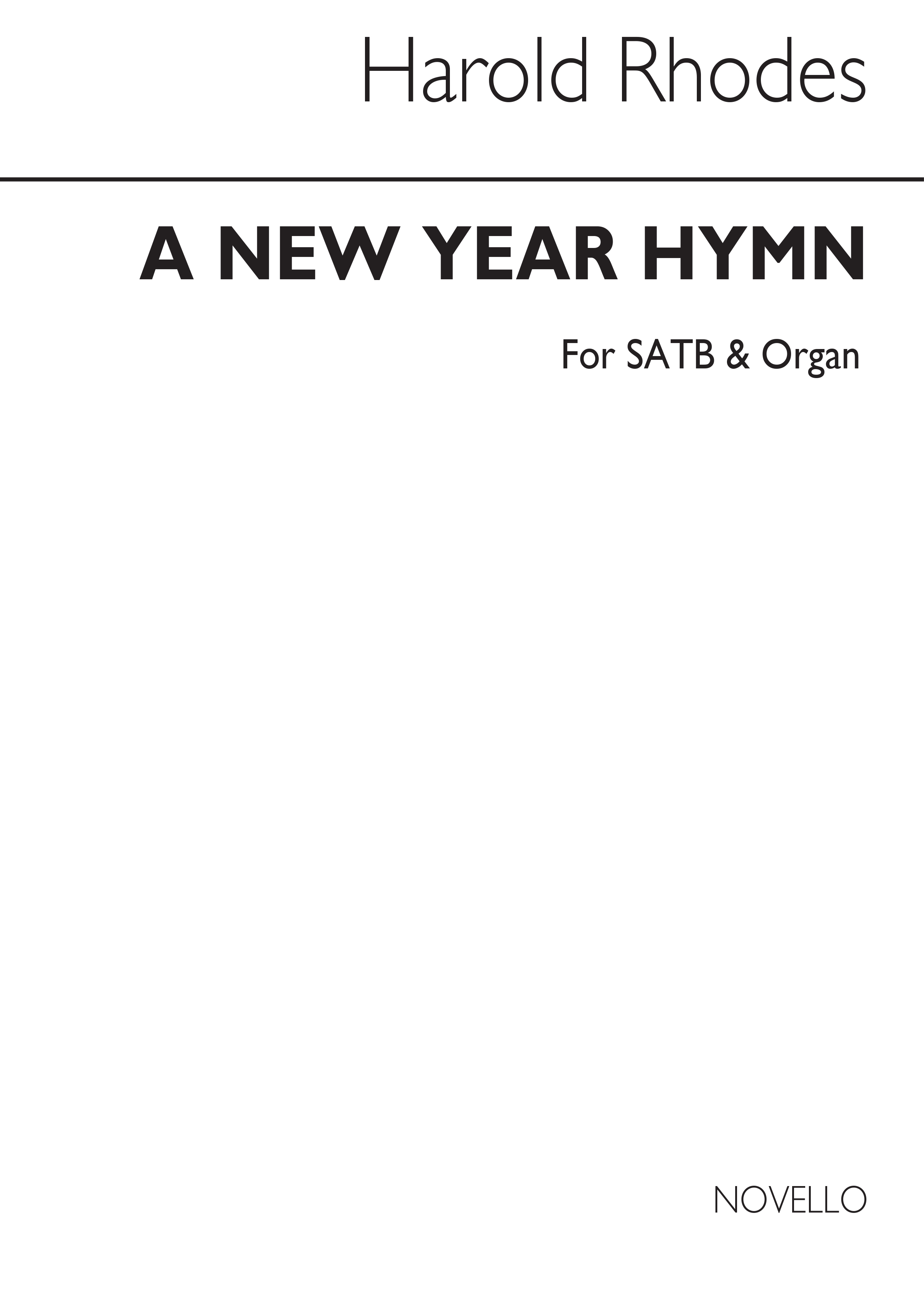 Harold Rhodes: A New Year Hymn: SATB: Vocal Score